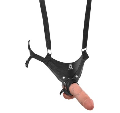 King Cock - Realistyczne Dildo Strap-On Na Szelkach 25 CM